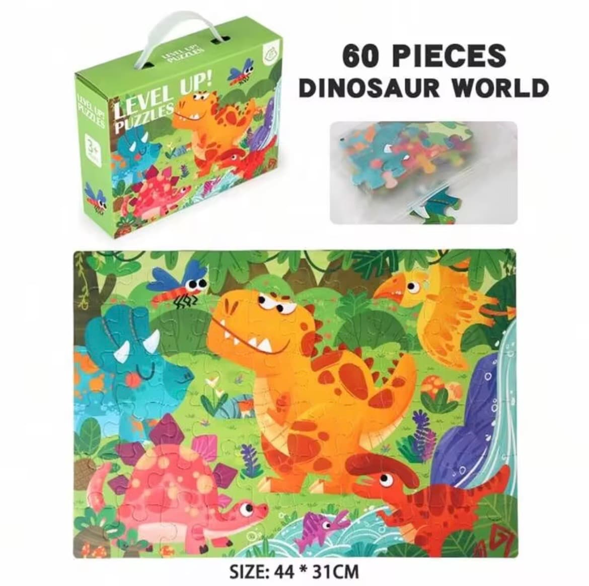 Puzzles level up 60 pieces